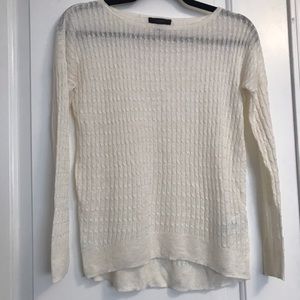 Linen Cable Knit Sweater